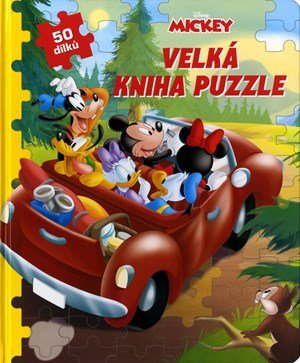 Kolektiv: Mickey a jeho přátelé - Velká kniha puzzle