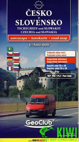 neuveden: Česko+Slovensko automapa 1:500 000