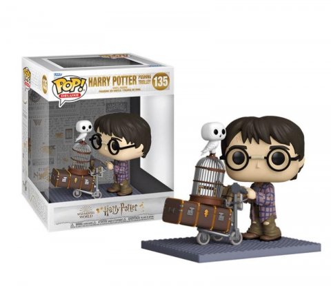 neuveden: Funko POP Deluxe: Harry Potter Anniversary - Harry Pushing Trolley