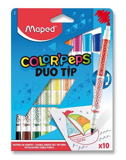 neuveden: Maped - Fixy Color´ Peps Duo Tip 10 ks