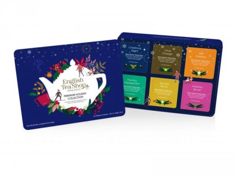 neuveden: English Tea Shop Čaj Premium Holiday Collection bio vánoční modrá 54 g, 36 