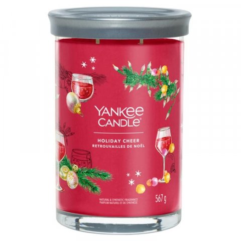 neuveden: YANKEE CANDLE Holiday Cheer svíčka 567g / 2 knoty (Signature velký)