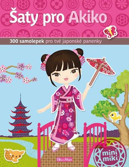 Camel Julie: Šaty pro Akiko - kniha samolepek