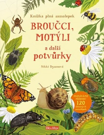 Dysonová Nikki: Broučci, motýli a další potvůrky - Kniha samolepek