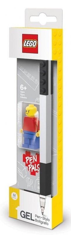 neuveden: LEGO Gelové pero s minifigurkou - černé