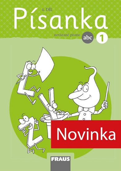 Fasnerová Martina: Písanka 1/4 - nevázané písmo