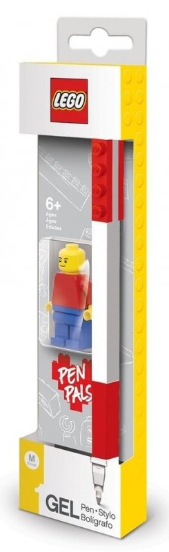 neuveden: LEGO Gelové pero s minifigurkou - červené