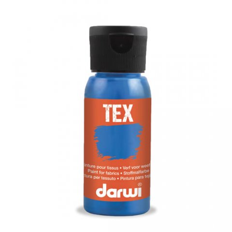 neuveden: DARWI TEX barva na textil - Světle modrá 50 ml