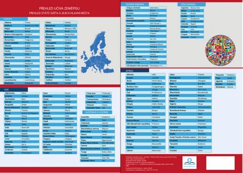 Burdová Vendula: Přehled učiva zeměpis - Přehled států a jejich hlavních měst