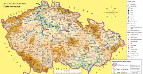 neuveden: Náhradní mapa k učebnici Vlastivěda 4 - Poznáváme naši vlast