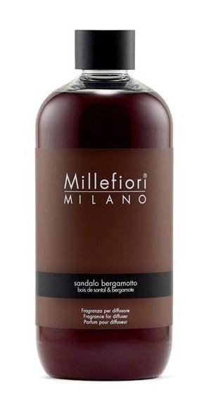 neuveden: Millefiori Milano Sandalo Bergamotto / náplň do difuzéru 500ml