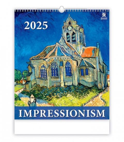 neuveden: Kalendář nástěnný 2025 - Impressionism