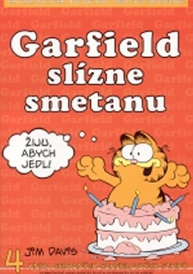 Davis Jim: Garfield slízne smetanu - 4. kniha sebraných garfieldových stripů