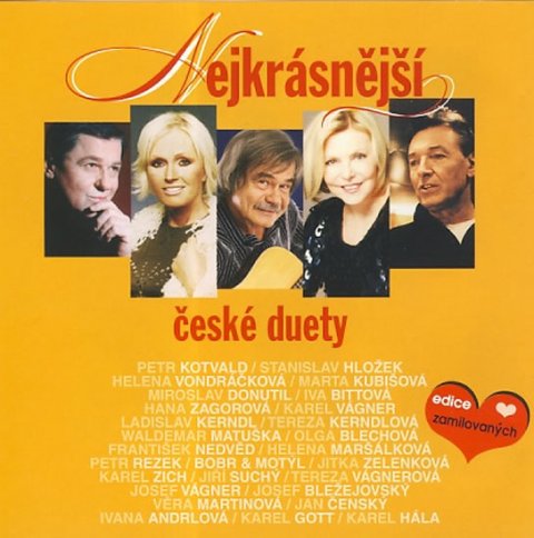 Různí interpreti: Nejkrásnější české duety - CD