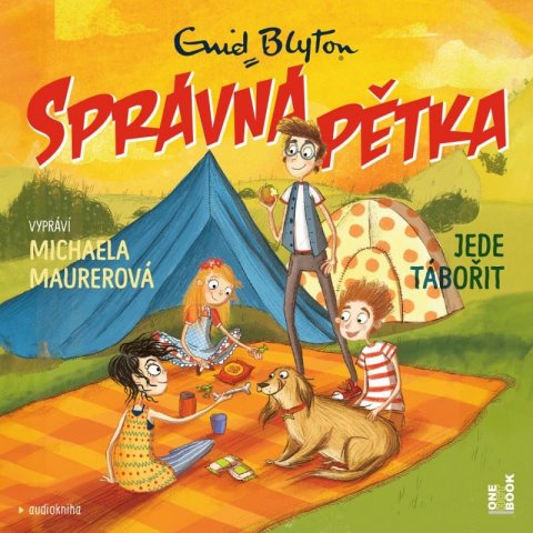 Blytonová Enid: Správná pětka jede tábořit - CDmp3 (Čte Michaela Maurerová)