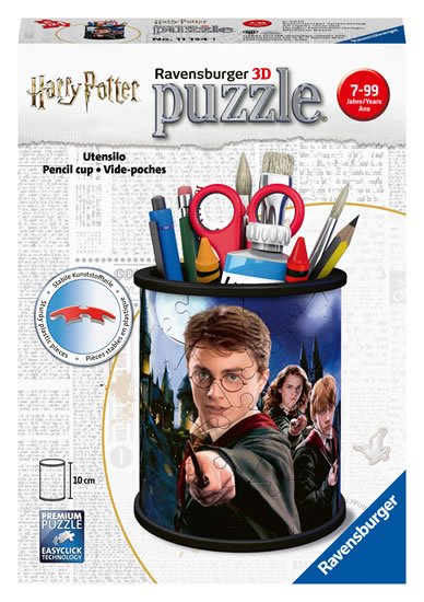 neuveden: Puzzle 3D Stojan na tužky Harry Potter/54 dílků