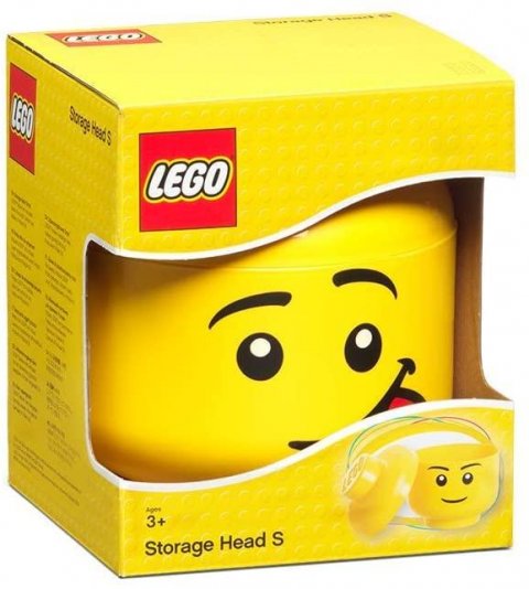 neuveden: Úložný box LEGO hlava (mini) - silly