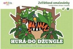 Bízová Kristýna: Zvířátkové omalovánky / Hurá do džungle