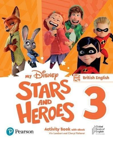 Pelteret Cheryl, Lambert Viv: My Disney Stars and Heroes 3 Activity Book with eBook BE