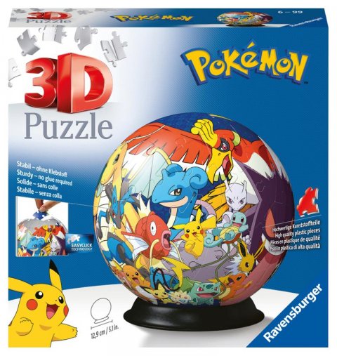 neuveden: Ravensburger 3D Puzzle-Ball - Pokémon 72 dílků