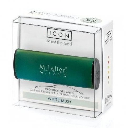 neuveden: Millefiori Milano Icon White Musk / vůně do auta Classic - zelená