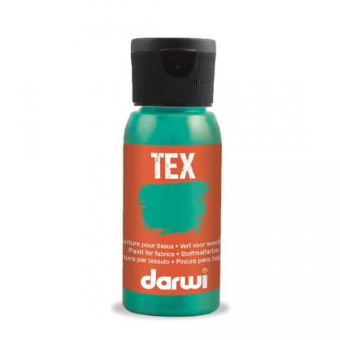 neuveden: DARWI TEX barva na textil - Mátová zelená 50 ml