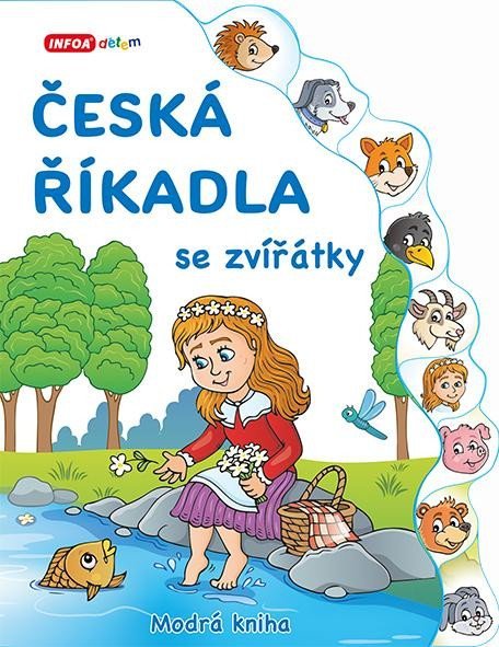 neuveden: Česká říkadla se zvířátky - Modrá kniha