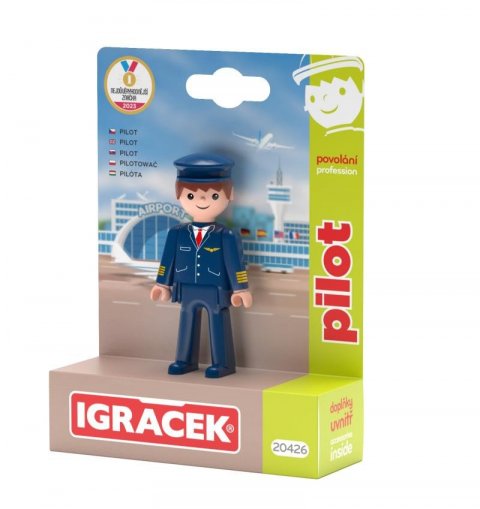 neuveden: Igráček Pilot - figurka s příslušenstvím