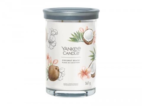 neuveden: YANKEE CANDLE Coconut Beach svíčka 567g / 2 knoty (Signature tumbler velký 