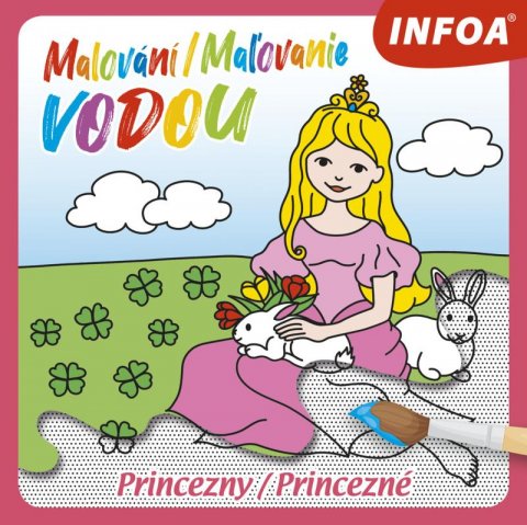 neuveden: Malování / Maľovanie vodou - Princezny