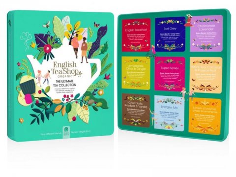 neuveden: English Tea Shop Čaj Ultimate collection bio vánoční 136 g, 72 ks