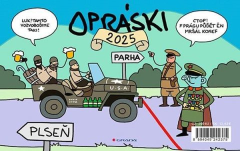 jaz: Opráski - Kalendář 2025 stolní