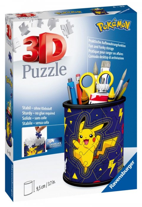 neuveden: Ravensburger 3D Puzzle Stojan na tužky - Pokémon 54 dílků