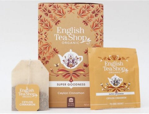 neuveden: English Tea Shop Čaj Cejlonská skořice, 20 sáčků