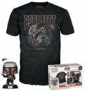 neuveden: Funko POP & Tee: Star Wars - Bobba Fett (velikost trička L)