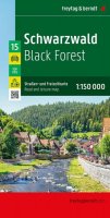 neuveden: Černý les 1:150 000 / automapa + mapa pro volný čas (10 největších tipů)