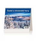 neuveden: Kalendář stolní 2025 - MiniMax České a slovenské hory