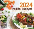 neuveden: Kalendář 2024 Tradiční kuchyně, stolní, týdenní, 150 X 130 mm