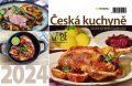 neuveden: Kalendář 2024 Česká kuchyně, stolní, týdenní, 225 x 150 mm