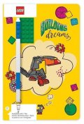 neuveden: LEGO Stationery Zápisník A5 s modrým perem - Building Dreams
