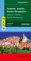 neuveden: Slovinsko-Chorvatsko-Bosna-Hercegovina 1:500 000 / automapa