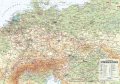 neuveden: Střední Evropa - nástěnná obecně zeměpisná mapa 1 : 1 715 000