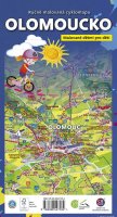 neuveden: Olomoucko dětem - Ručně malovaná cyklomapa