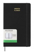 neuveden: Moleskine Plánovací zápisník černý L, nedatovaný, tvrdý